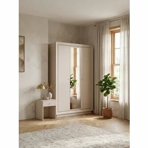 Dulap Largo SZF 3D cu trei usi 166,5x62x214 cm h culoare cashmire