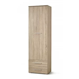 Dulap Lima REG1, spațiu generos, PAL laminat, 60x40x200 cm, Sonoma