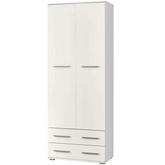 Dulap Lima reg 2 77x40x200 cm Alb picture - 1