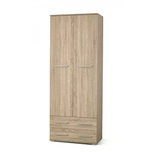 Dulap Lima REG2, spațiu inteligent, PAL laminat, 77x40x200 cm, Sonoma