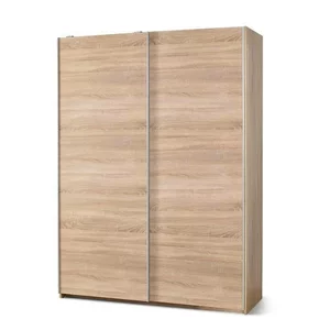 Dulap Lima S1, spațiu generos, PAL laminat, 153x58x210 cm, Sonoma