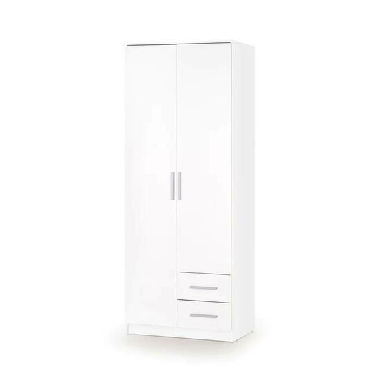 Dulap Lima S2 80x52x205 cm Alb picture - 1