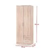 Dulap Lima S2 80x52x205 cm Sonoma picture - 2