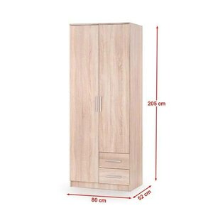 Dulap Lima S2 80x52x205 cm Sonoma picture - 2