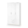 Dulap Lima S3 120x52x205 cm Alb picture - 1