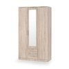 Dulap Lima S3 Cu Oglinda 120x52x205 cm Sonoma picture - 1