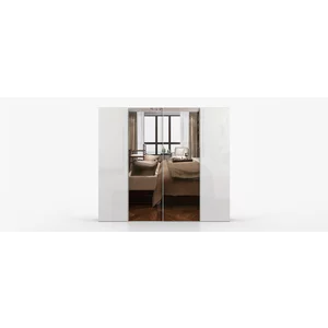 Dulap Loris 4D  -230x200x61 cm, culori personalizabile, material PAL