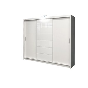 Dulap  Malibu Alb 2,50/0,61/2,15M