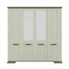 Dulap Marsel SZF4D 220x216x60 cm Alb Frasin picture - 1
