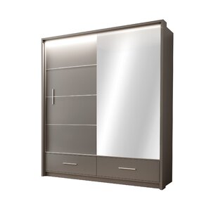 Dulap Marsylia 203x61x222 cm GRAFIT Mat