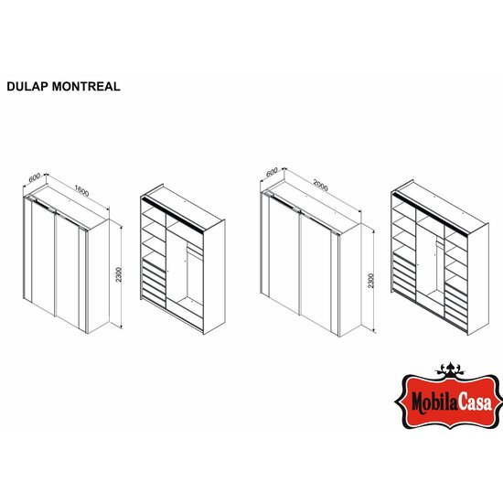 Dulap Montreal Alb 2.00 M picture - 3