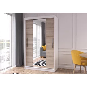 Dulap Neomi 01 - 120x200x61 cm, culori personalizabile, material PAL