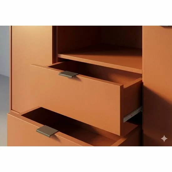 Dulap NEPON SZF3D2SN, 3 Uși și 2 Sertare, Organizare Completă picture - 18