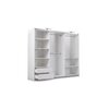 Dulap Nimes 250x65x215 cm Alb picture - 2