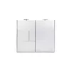 Dulap Nimes cu compartimentare spațioasă și design modern, din PAL melaminat, 250x65x215 cm, alb picture - 3