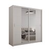 Dulap Porto 2, structura solidă, compartimentare practică, uși culisante, finisaj elegant, 203x61x215 cm, casmir picture - 1