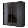 Dulap Porto 2 - 203x61x215 cm Grafit Cu Oglinda picture - 1