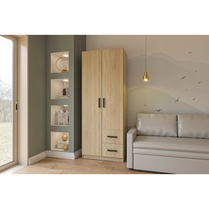 Dulap Simple Sonoma 2D Cu Sertare