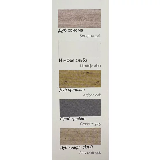 Dulap Simple Grey Craft 2D, 2 uși, bară haine + polite, PAL melaminat, 205x80x52 cm, gri craft picture - 6