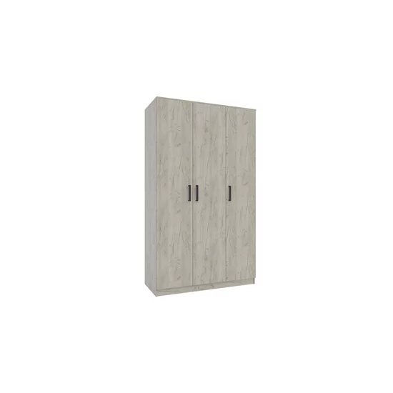 Dulap Simple Sonoma 3D, structură PAL melaminat, spațiu depozitare generos, 205x120x52 cm, Sonoma picture - 4