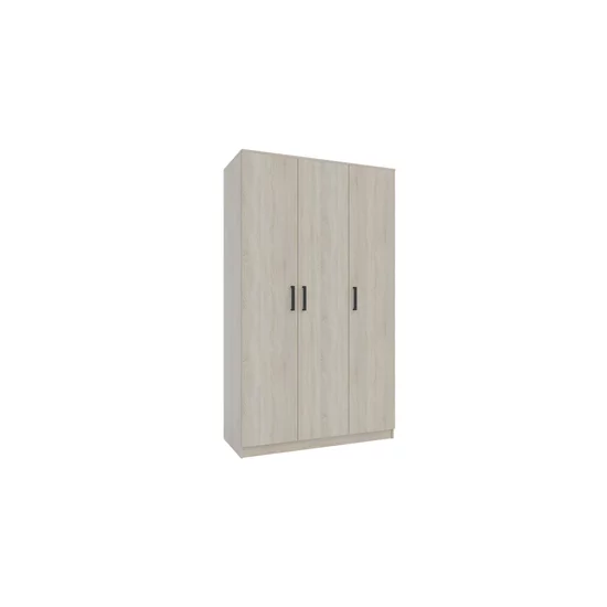 Dulap Simple Sonoma 3D, structură PAL melaminat, spațiu depozitare generos, 205x120x52 cm, Sonoma picture - 5