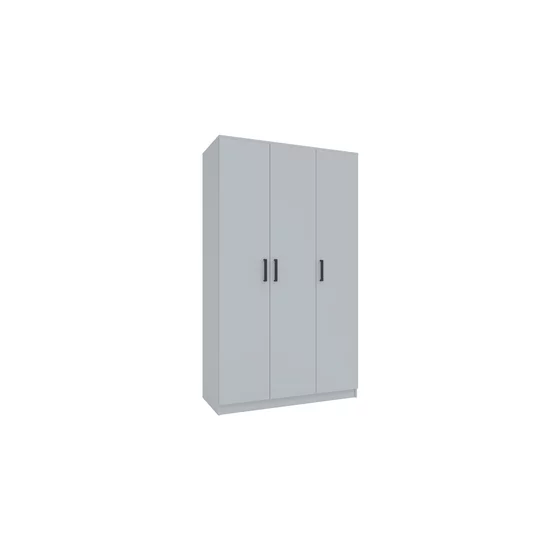 Dulap Simple Sonoma 3D, structură PAL melaminat, spațiu depozitare generos, 205x120x52 cm, Sonoma picture - 6