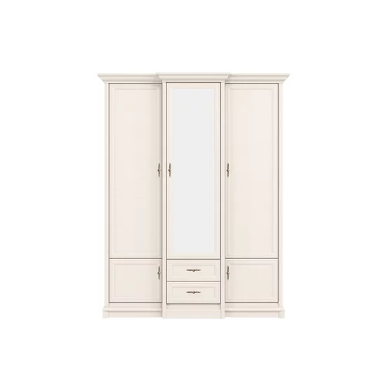 Dulap Sonata 3D/2S, stil clasic, 3 uși + 2 sertare, structură PAL laminat + MDF, spațiu depozitare generos, 178x66x225 cm picture - 2