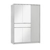 Dulap Split 157x65x217 cm Alb picture - 1