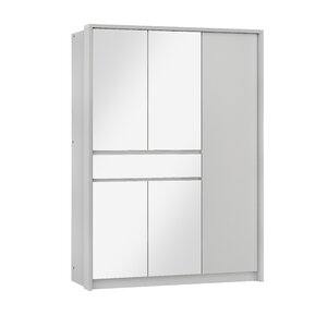 Dulap Split 157x65x217 cm Alb