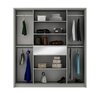 Dulap Split Grafit 200x65x217 cm Grafit picture - 2