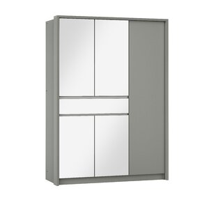 Dulap Split Platinum 157x65x217 cm Gri