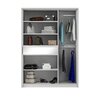 Dulap Split Platinum 157x65x217 cm Gri picture - 2
