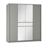 Dulap Split Platinum 200x65x217 cm Gri picture - 1