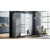 Dulap Split Platinum 200x65x217 cm Gri picture - 3