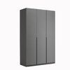 Dulap Teo cu 3 uși, funcționalitate ridicată și finisaj modern, material PAL și MDF, 210x134.4x55 cm, gri picture - 1