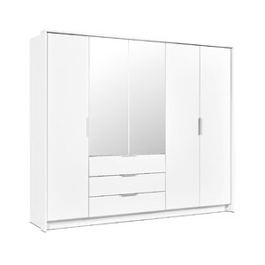Dulap Togo 255x65x217 cm Alb