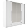 Dulap Toledo 210x65x217 cm Alb picture - 1