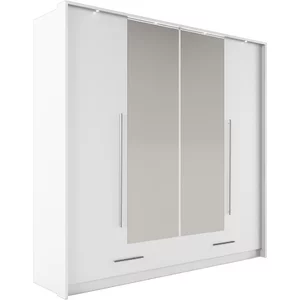 Dulap Toledo cu feronerie rezistentă și carcasă PAL, 210x65x217 cm, alb