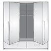 Dulap Toledo 210x65x217 cm Alb picture - 3