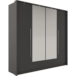 Dulap Toledo cu design minimalist și structură solidă din PAL, 210x65x217 cm, grafit