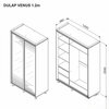 Dulap Venus 120 cm Cremona picture - 4