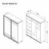 Dulap Venus 2,00 Alb picture - 3