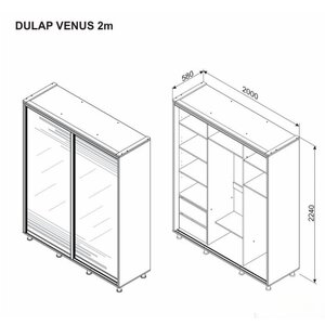 Dulap Venus 2,00 Cremona picture - 4
