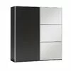 Dulap Vigo cu două uși culisante , pal melaminat, 151x65x215 cm, grafit picture - 4