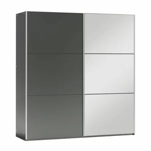 Dulap Vigo, spațiu generos și design modern, material PAL și MDF, 225 cm, grafit