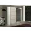 Dulap Vista cu feronerie Hafele și ghidaje aluminiu, pal melaminat, 180x61x215 cm, alb picture - 5