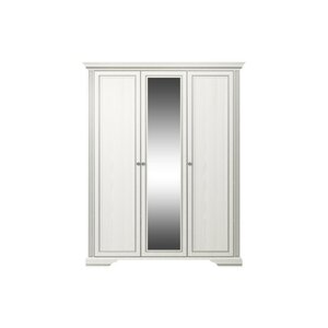 Dulap White 3D(2S) 176x63.5x221 cm  Frasin alb/ Pin Argintiu