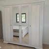 Dulap White 4D(2S), 4 uși, 2 sertare, MDF frezat și PAL melaminat, 226x63.5x221 cm, frasin alb și pin argintiu picture - 4