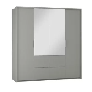 Dulap Wieden cu structură modernă și PAL melaminat, 208x65x217 cm, platinum