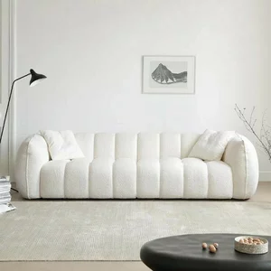 Canapea Fixă 2 Locuri Fau - Design Organic, Stil Bubble Modern, 190x95 cm